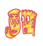 yellow face（個別スタンプ：40）