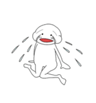 まゆげが薄いうすあじくん（個別スタンプ：7）