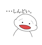 まゆげが薄いうすあじくん（個別スタンプ：36）