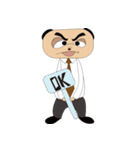 Meerkats workers work day appointments（個別スタンプ：1）