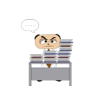 Meerkats workers work day appointments（個別スタンプ：6）