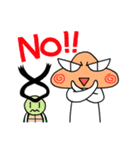 ふくよかさんとネコとカメ（個別スタンプ：2）