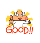 ふくよかさんとネコとカメ（個別スタンプ：4）