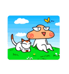 ふくよかさんとネコとカメ（個別スタンプ：37）