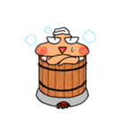 ふくよかさんとネコとカメ（個別スタンプ：38）