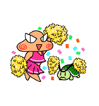 ふくよかさんとネコとカメ（個別スタンプ：39）