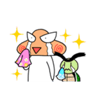 ふくよかさんとネコとカメ（個別スタンプ：40）