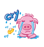 May's pink pig（個別スタンプ：7）