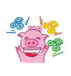 May's pink pig（個別スタンプ：9）