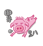 May's pink pig（個別スタンプ：19）