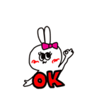 うさおくんのひとこと（個別スタンプ：7）