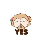 Cheeky Monkey Animated（個別スタンプ：9）