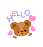 くまのリンルンラン（個別スタンプ：1）