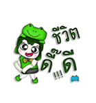 Hello！ My name is Masato. I love frog.^^（個別スタンプ：6）