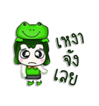 Hello！ My name is Masato. I love frog.^^（個別スタンプ：25）