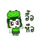 Hello！ My name is Masato. I love frog.^^（個別スタンプ：35）