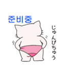かばん猫 韓国語（個別スタンプ：20）