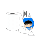 Scholar＆Toilet paper.（個別スタンプ：26）