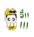 Hello！ My name is Tanaka. I love monkey（個別スタンプ：39）