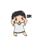 me with cat（個別スタンプ：7）