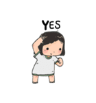 me with cat（個別スタンプ：8）
