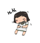 me with cat（個別スタンプ：13）