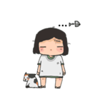 me with cat（個別スタンプ：16）