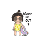 me with cat（個別スタンプ：22）