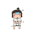 me with cat（個別スタンプ：23）