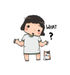 me with cat（個別スタンプ：25）