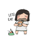 me with cat（個別スタンプ：28）