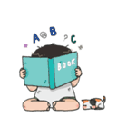 me with cat（個別スタンプ：29）