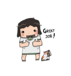 me with cat（個別スタンプ：33）