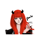 REA (Red devil girl) ver.2（個別スタンプ：4）