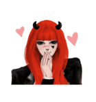 REA (Red devil girl) ver.2（個別スタンプ：9）