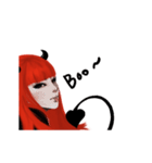 REA (Red devil girl) ver.2（個別スタンプ：18）