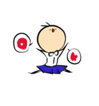 女子高生のかたまり（個別スタンプ：1）