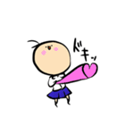 女子高生のかたまり（個別スタンプ：21）