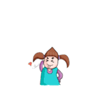 little chestnut girl（個別スタンプ：8）