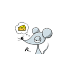 卑屈でボッチなねずみ（個別スタンプ：14）