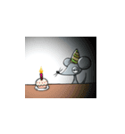 卑屈でボッチなねずみ（個別スタンプ：37）