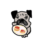 I just want to be a pug, too (Taiwanese)（個別スタンプ：8）