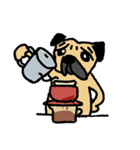 I just want to be a pug, too (Taiwanese)（個別スタンプ：15）