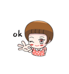 We love "little sweet tangyaun"（個別スタンプ：1）