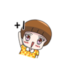 We love "little sweet tangyaun"（個別スタンプ：18）