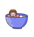 We love "little sweet tangyaun"（個別スタンプ：39）