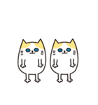 Egg cat man（個別スタンプ：4）