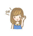 The ordinary girl（個別スタンプ：2）