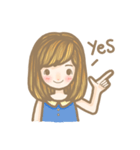 The ordinary girl（個別スタンプ：3）