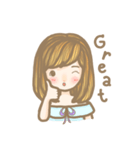 The ordinary girl（個別スタンプ：11）